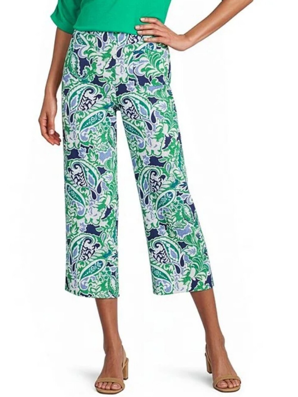 @ Investments Park Avenue Printed cropped Pants. Size 16 Strech Support
